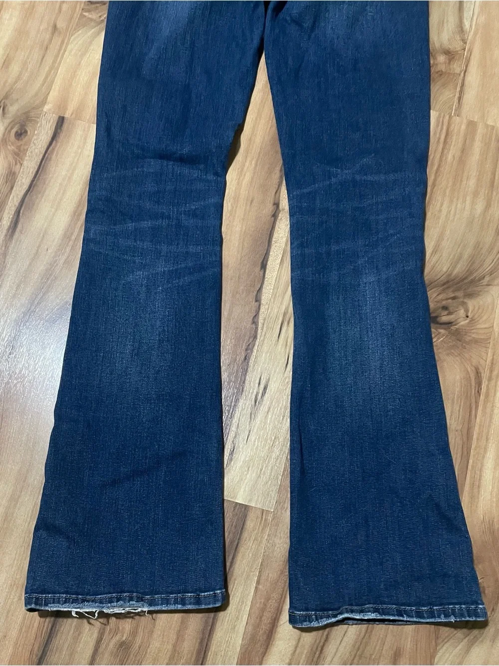 American Eagle AE Low/Mid Rise Kick Bootcut Jeans - Dark Wash Wash Sz 4